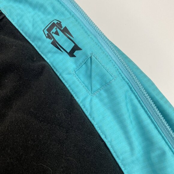 O’Neill Escape Series Ski Jacket Women’s XL Hooded 5000mm 2 Layer Shell Teal - Picture 9 of 14